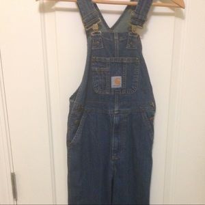 Carhartt denim overalls boys size 6